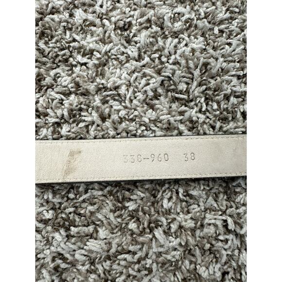 Vintage Escada Dark Gray Suede Belt with Silver Buckle main image 8